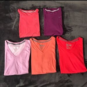 SOLD - 5 Nike Dri-Fit Shirts